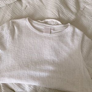 Lauren Conrad sweater with lace peplum